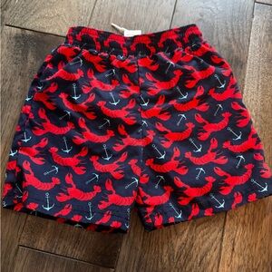 Florence Eiseman Red and Black Athletic Shorts